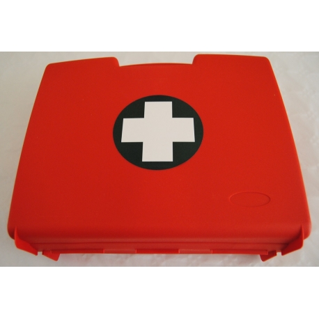 TROUSSE DE SECOURS ROUGE VIDE 28 X 24 X 7.5